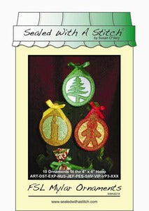 Sue O'Very Designs Free Standing Lace Mylar Ornaments Designs