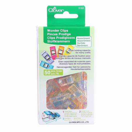 Wonder Clips Assorted Colors 50pc