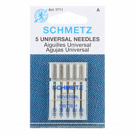 Universal Schmetz Needle 5 ct, Multisize