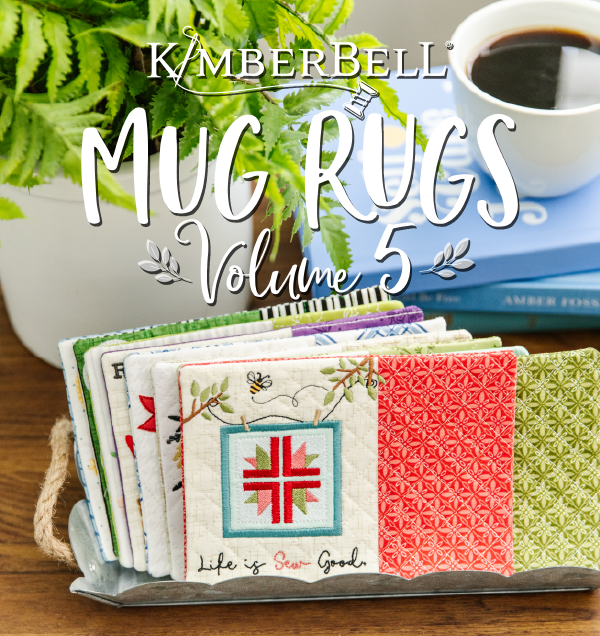 Mug Rugs, Vol 5 for Machine Embroidery by Kimberbell Design - KD5117