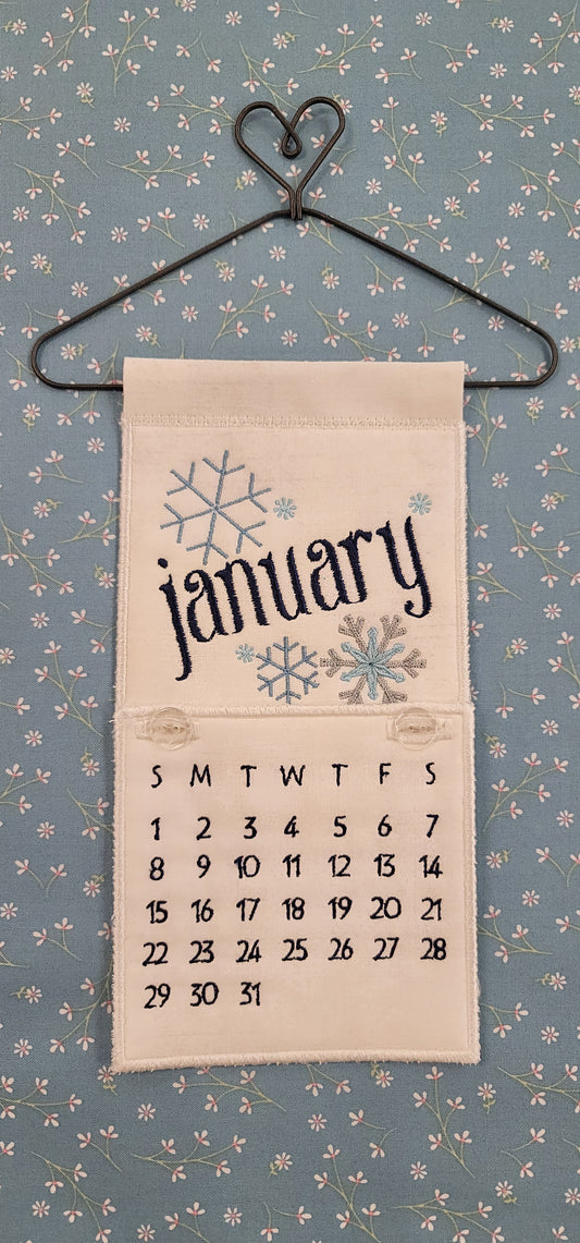 2023 Embroidered Mini Calendar