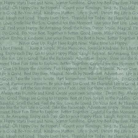 Light Blue Happy Text # 2617-17