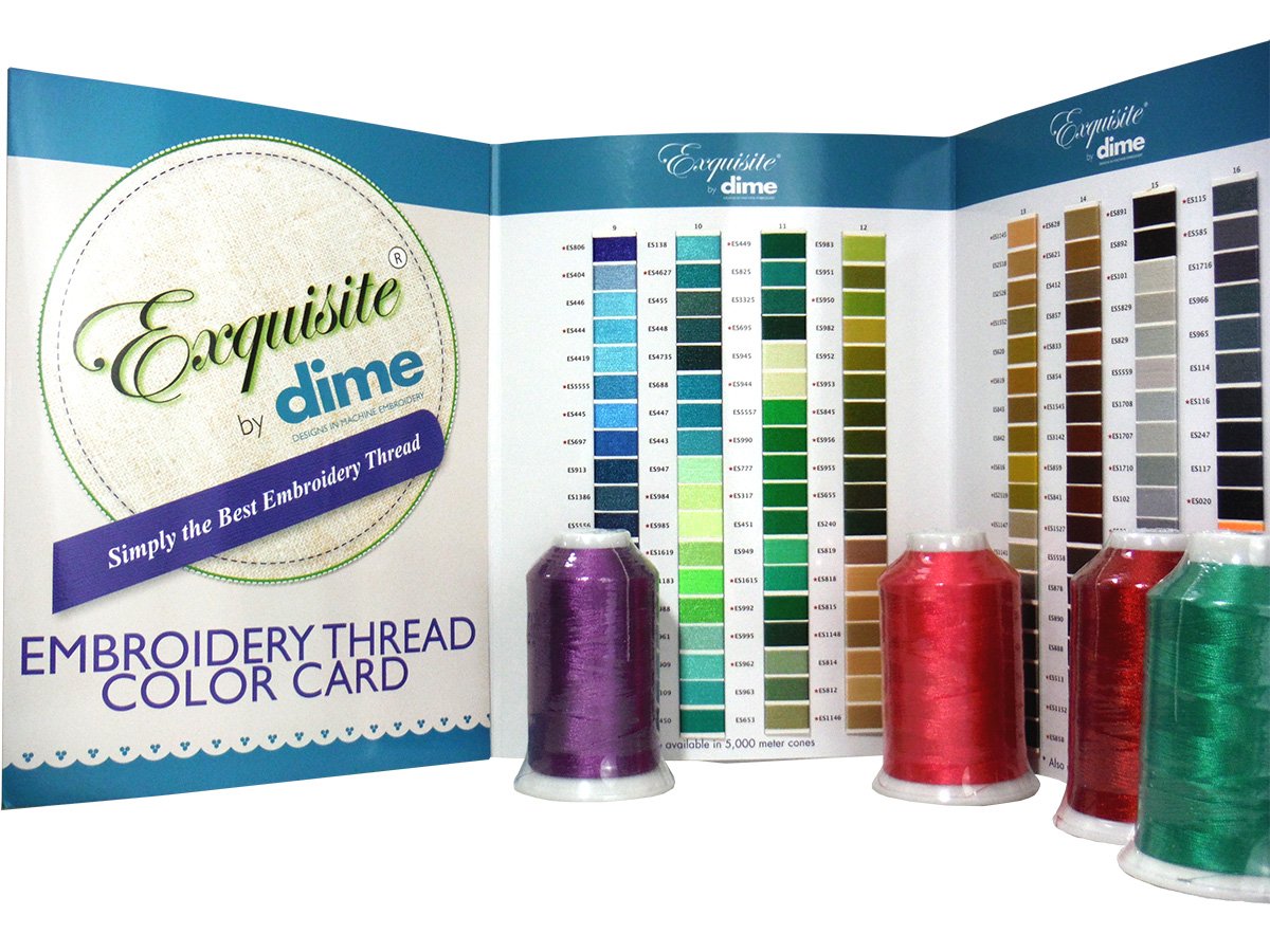 Exquisite Thread Chart – Leabu Sewing Center