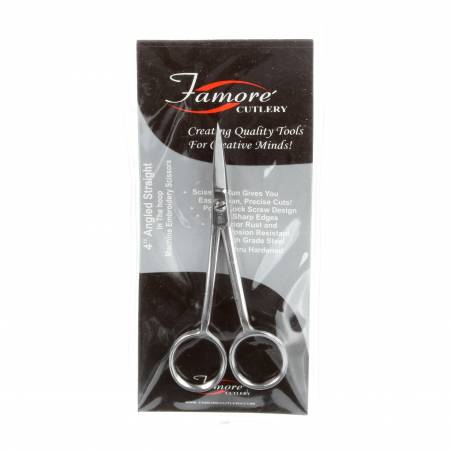 4" Angled Straight Embroidery Scissors