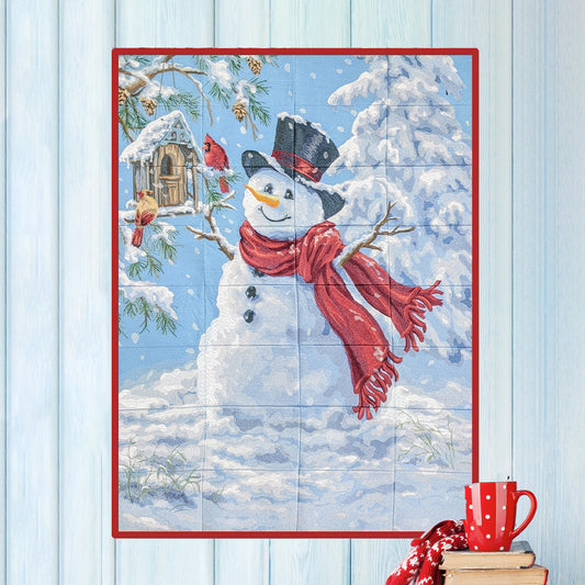 Happy Snowman Design and Thread Kit