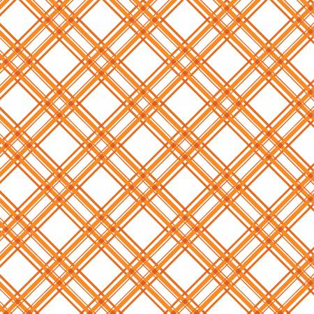 Last Chance! Orange Diagonal Lines/Plaid # 8244M-O
