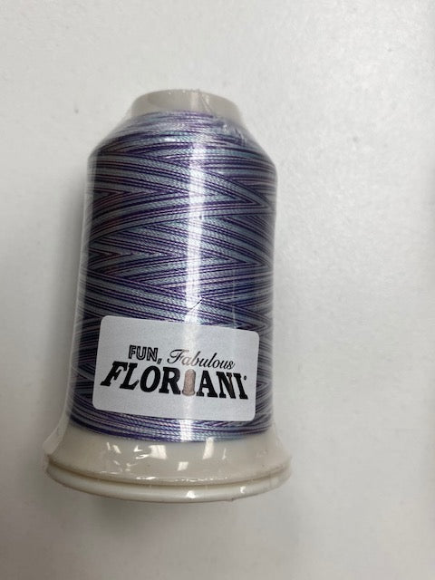Film Noir Polyester Machine Embroidery Thread Set, Floriani #FSP-3FN