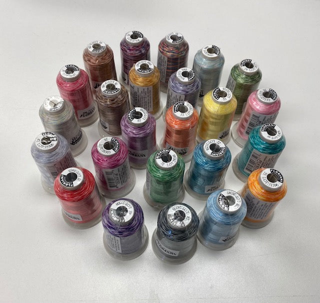 Florinia Thread Variigated Floriani Variegated Polyester Embroidery Thread – Leabu Sewing Center