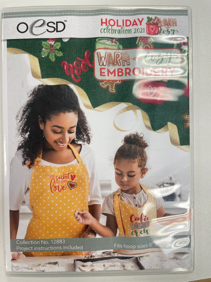 OESD Holiday 2021 Warm, Cozy Greetings, or Embroidery Designs