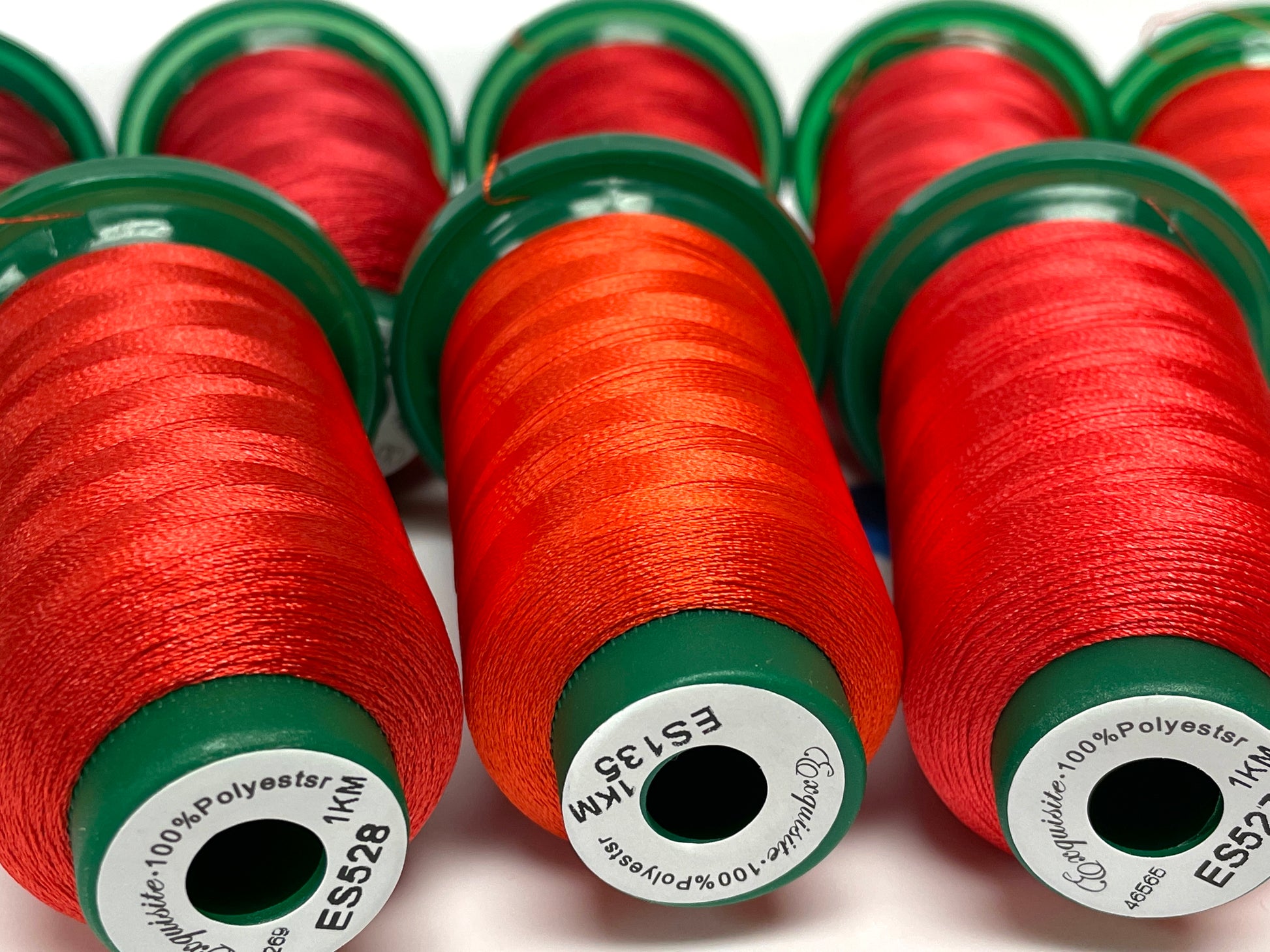 Polyester Embroidery Thread - Scarlet