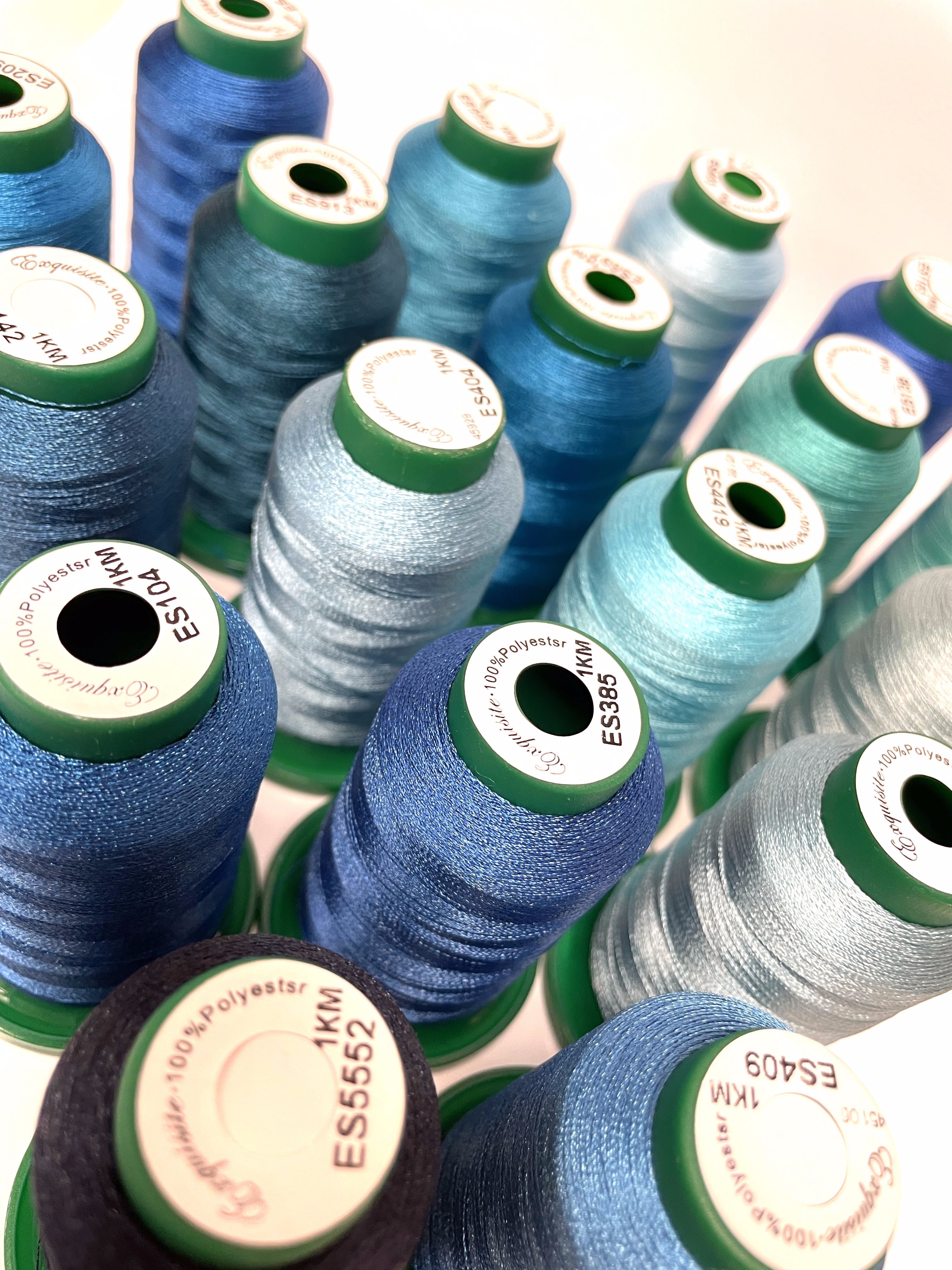 Exquisite Embroidery Thread - Blues – Leabu Sewing Center