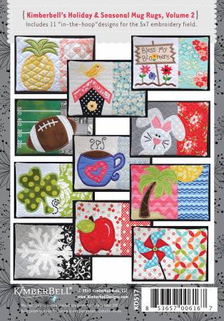Kimberbell's Holiday & Sesonal Mug rugs Vol 2