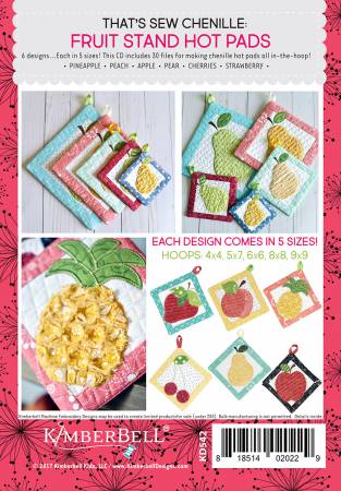 That's Sew Chenille: Fruit Stand Hot Pads