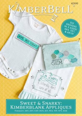 Sweet & Snarky: Kimberblank Appliques