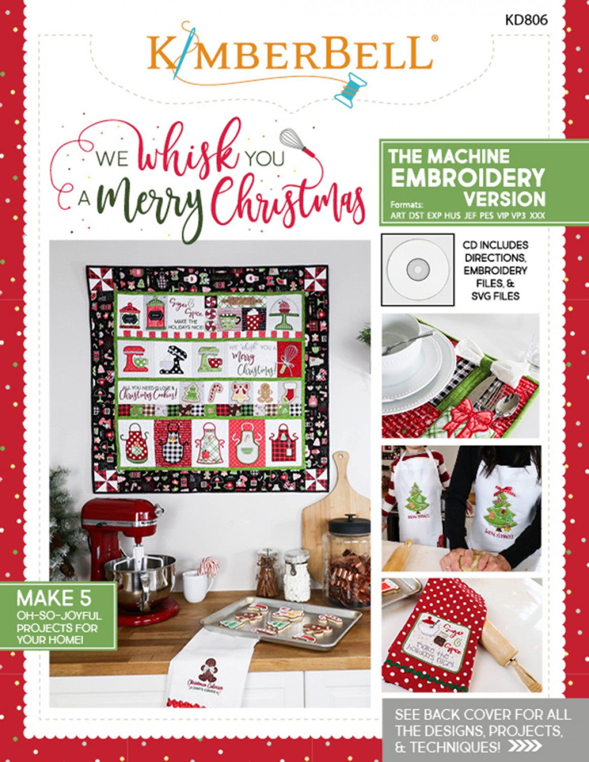 We Whisk You A Merry Christmas Pattern Book