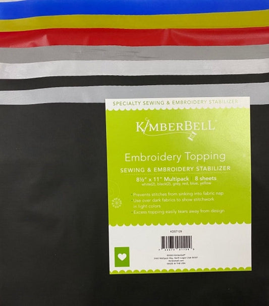 Kimberbell Embroidery Topping