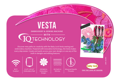 Baby Lock Vesta Embroidery and Sewing Machine