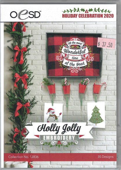 Holly Jolly Embroidery