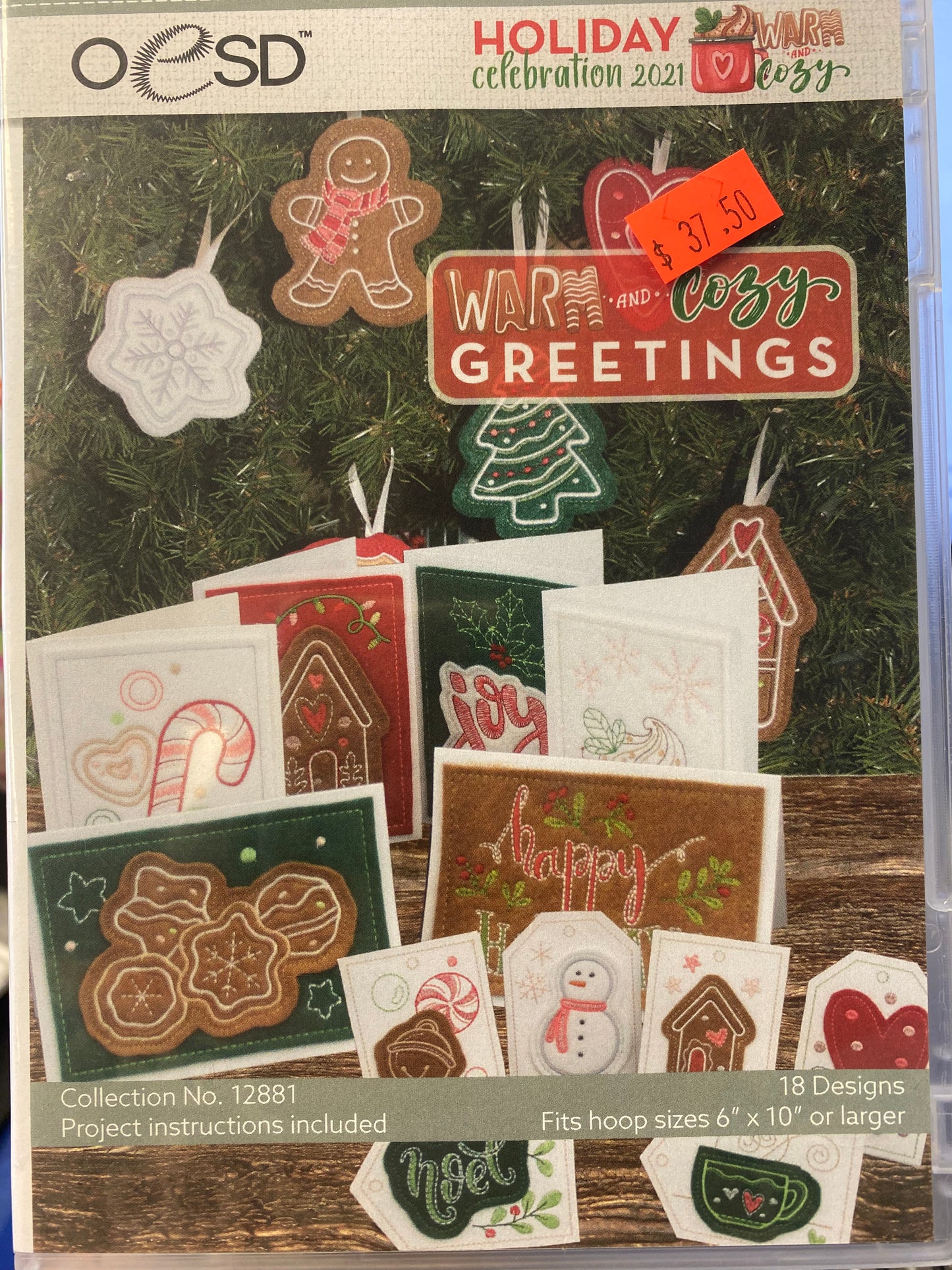 OESD Holiday 2021 Warm, Cozy Greetings, or Embroidery Designs