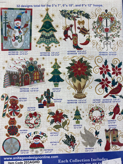 Christmas Trios by Anita Goodesign
