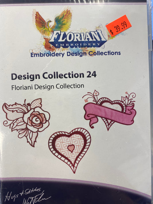 Floriani Embroidery Design, Collection 24