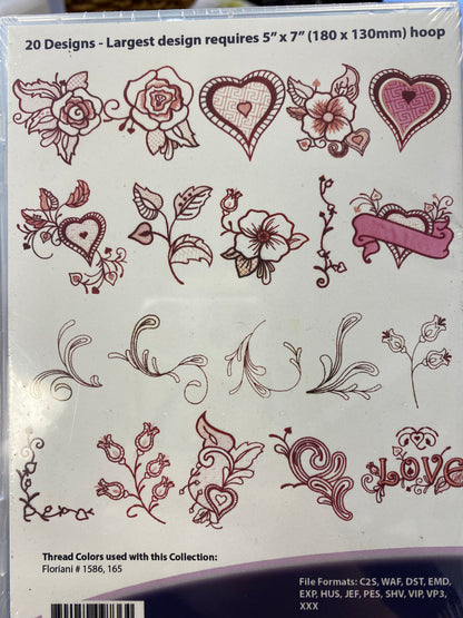 Floriani Embroidery Design, Collection 24