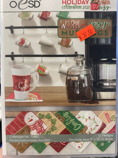 OESD Holiday 2021 Warm, Cozy Greetings, or Embroidery Designs