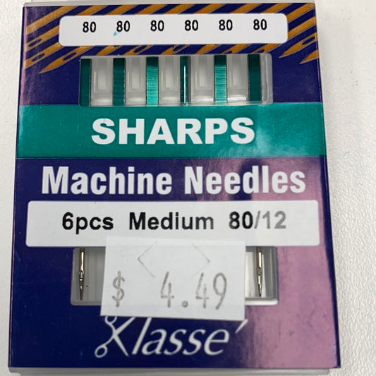 Klasse Sharps Needles 80/12