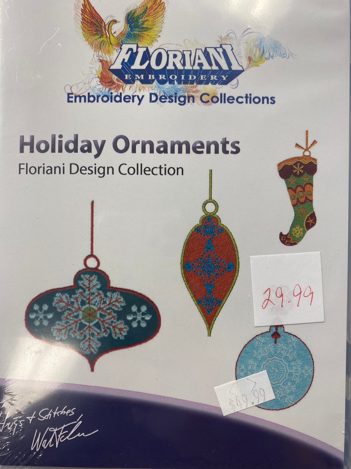 Holiday Ornaments, Embroidery Design