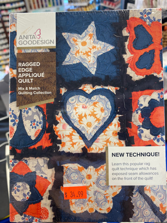 Ragged Edge Appliqué Quilt by Anita Goodesign