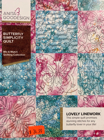 Butterfly Simplicity Quilt by Anita Goodesign