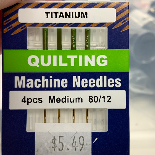 Klasse’ Titanium Quilting Needles 80/12