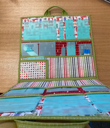 Clear Blue Tile Carrying Case Free Pattern