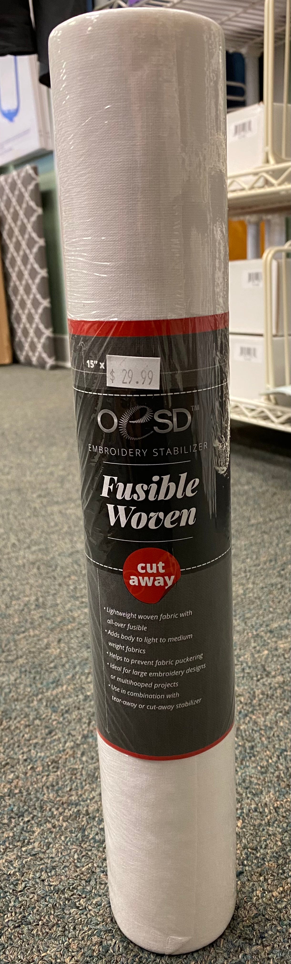 OESD Fusible Woven 15” x 5yds