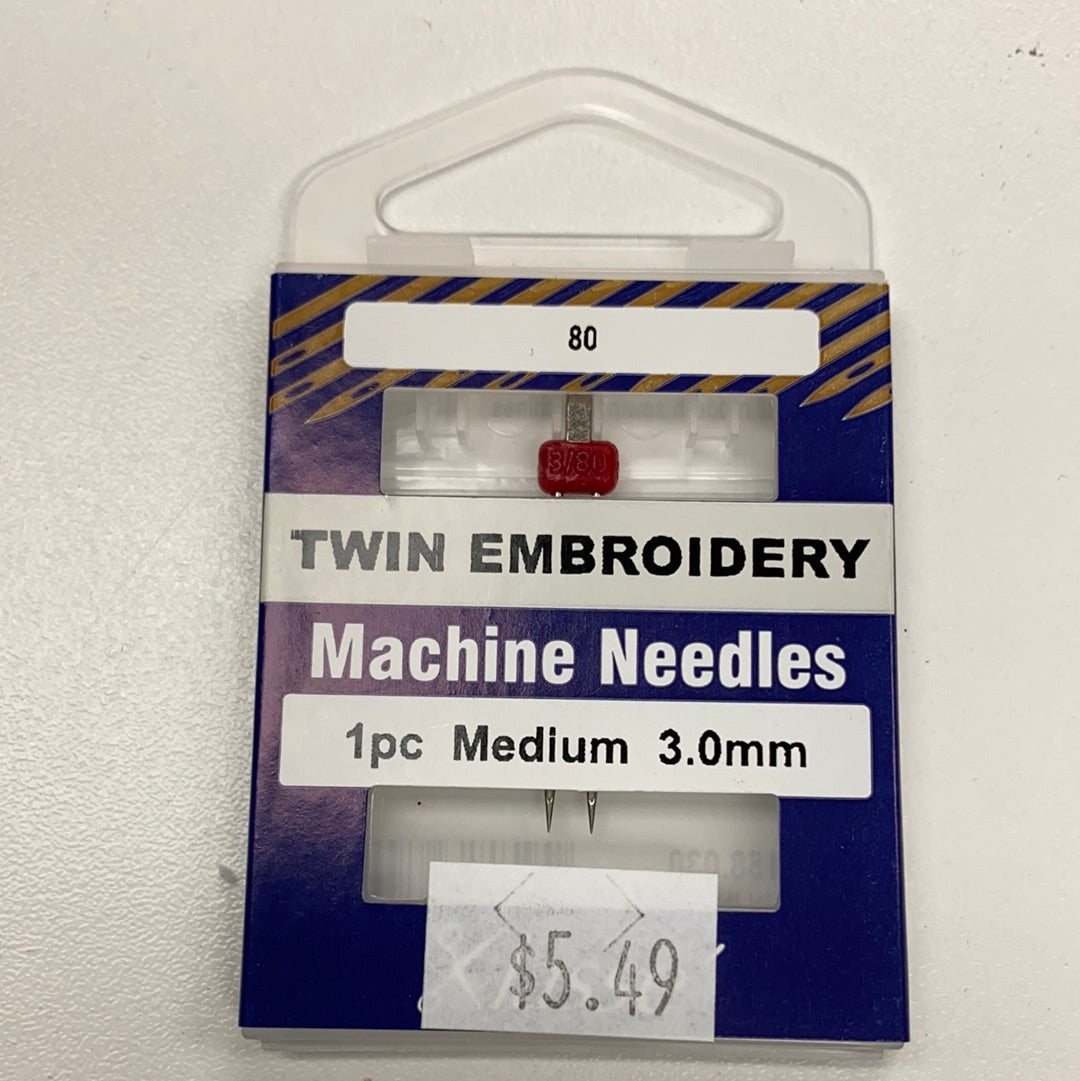 Klasse Twin Embroidery Needle 80 3.0mm