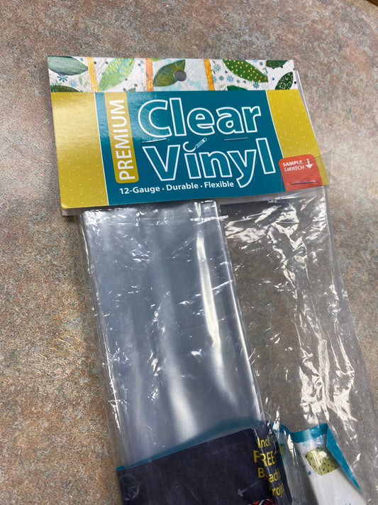 Clear Vinyl - 12 Gauge, 16" x 1.5 yards