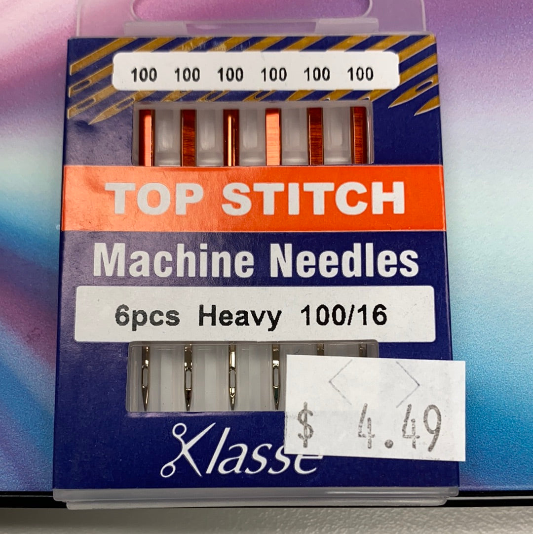 Klasse Top Stitch Needles 100/16
