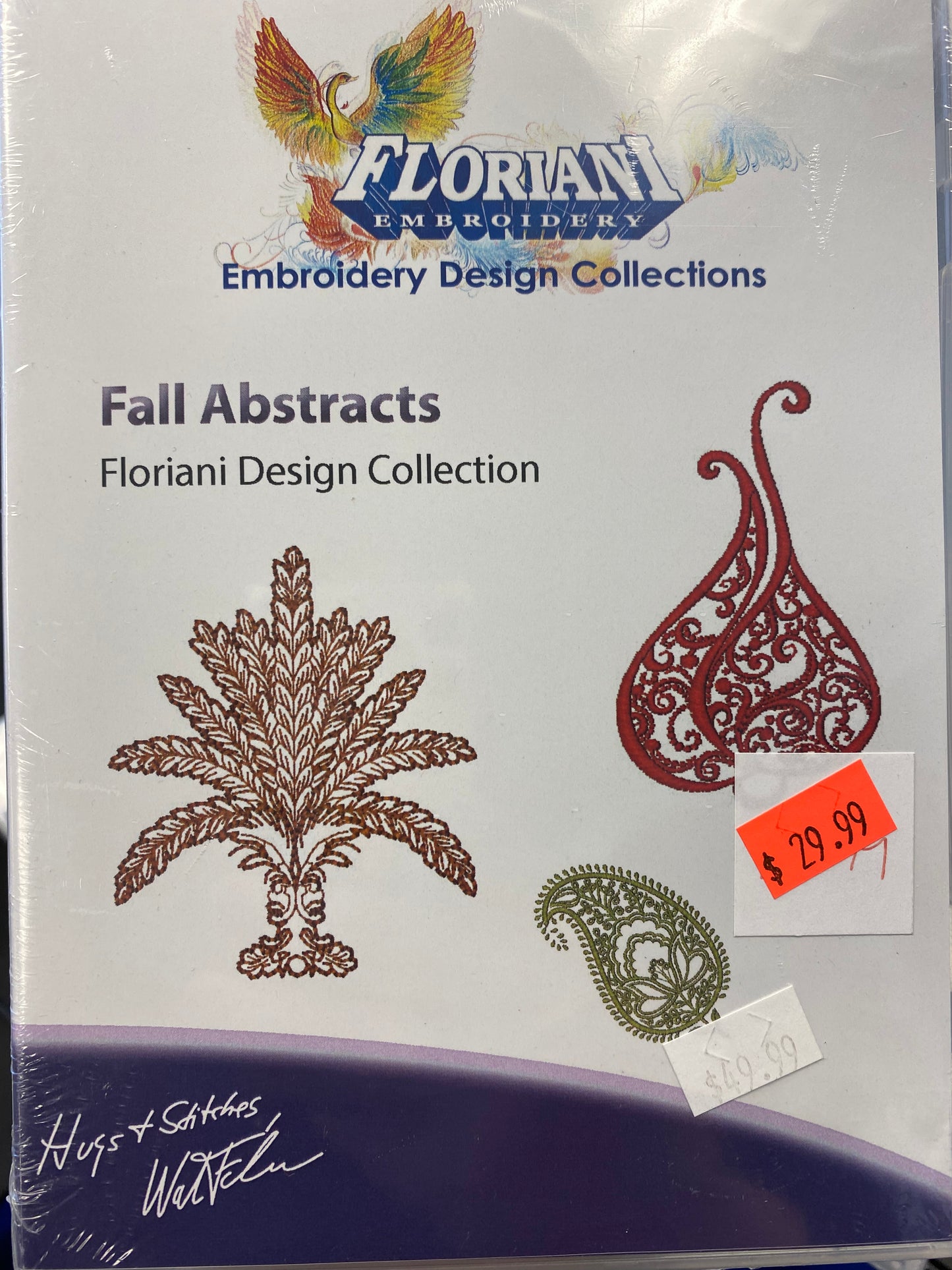 Floriani Embroidery Design, Fall Abstracts