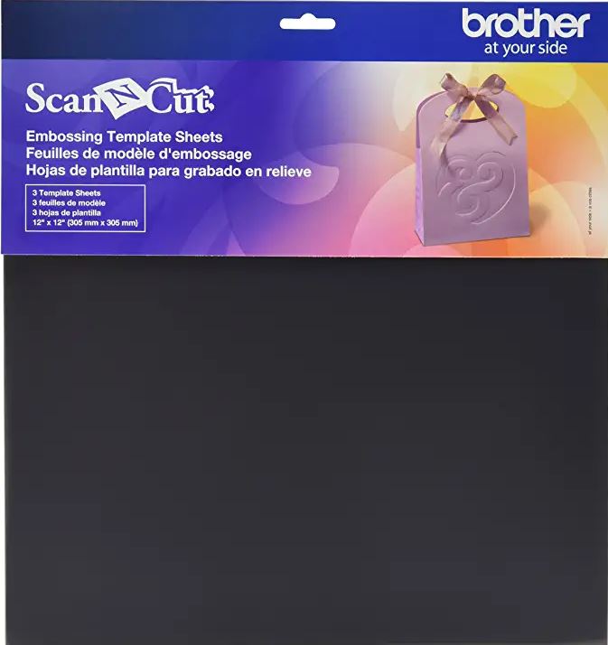 Scan N Cut Embossing Template sheets