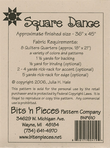 Bits 'n Pieces Quilt Patterns