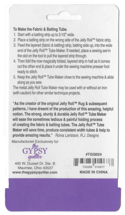 Jelly Roll-Tube Maker