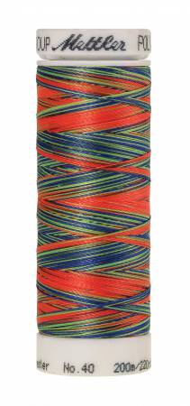 Mettler Embroidery Thread, 220yds Variegated