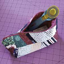 Creative Grids -Scrap tape zip pouch