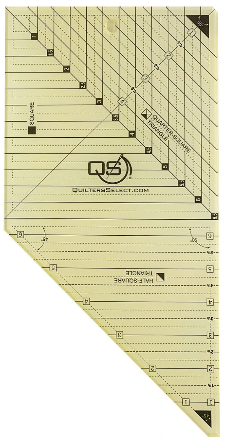 Tri Rule Quilter's Select Tri/Square 3 In 1 Combo Rule – Leabu Sewing Center