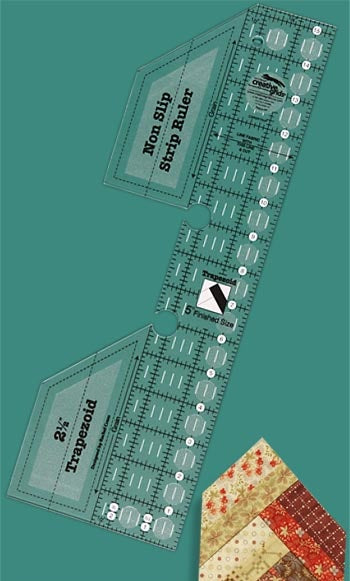 Creative Grids Non-Slip Trapezoid Strip Ruler