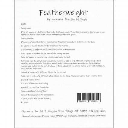 Featherweight Pattern