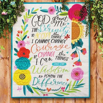 Serenity Prayer tiling scene