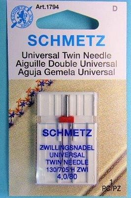 Schmetz Universal Twin sz4.0/80