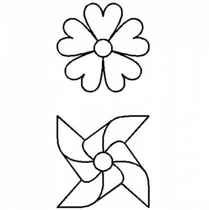 Free-Motion Quilt Stencils