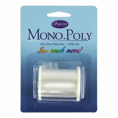 MonoPoly Invisible Polyester Thread 2200yds